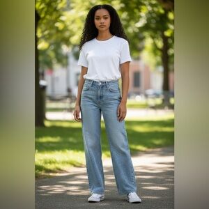 DKNY Light Blue Flare Jeans